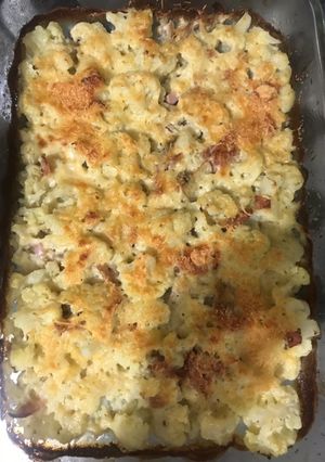 Una foto de Coliflor gratinada