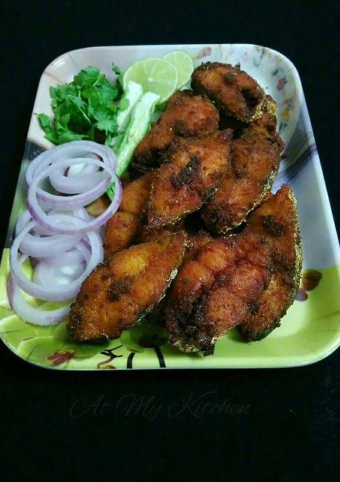 Rohu Fish Fry Recipe by Akum Raj Jamir - Cookpad