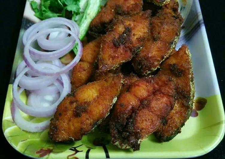 Recipe of Super Quick Homemade Rohu Fish Fry