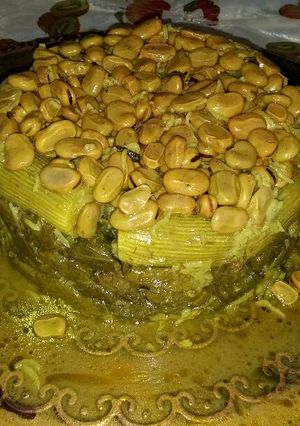 صورة لوصفة دولمة ورق العنب أي محشي ورق العنب