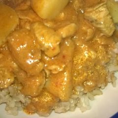 Chicken potato curry A picture of Chicken potato curry.