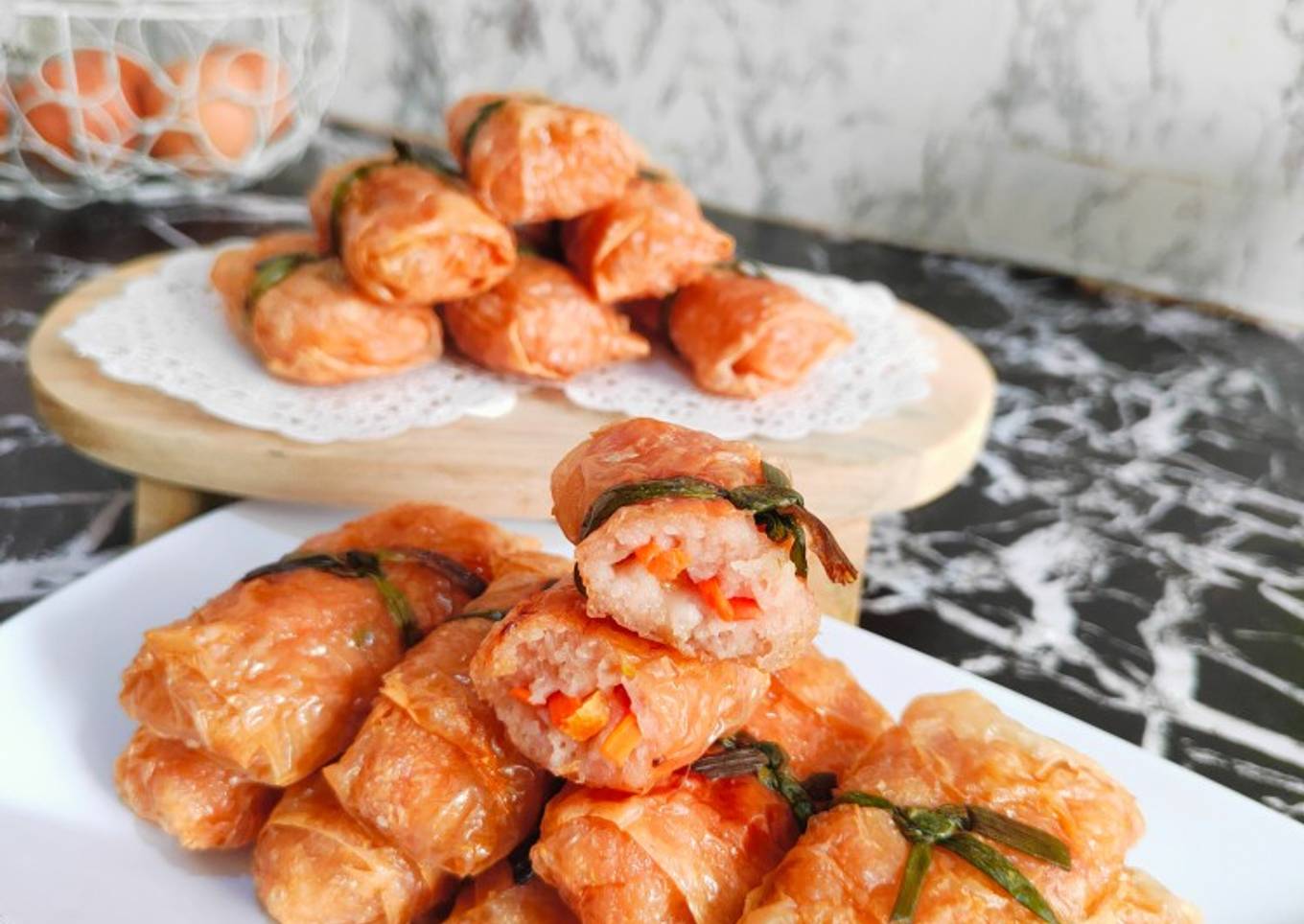 Lumpia Ayam Kembang Tahu