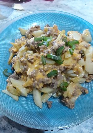 Una foto de Papas chili