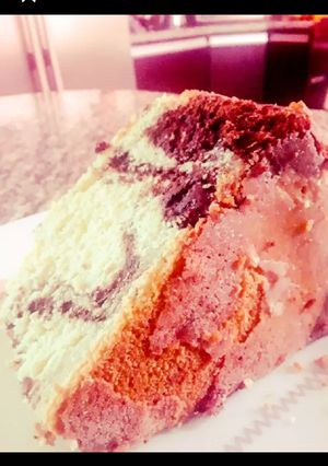 Una foto de Torta Marmoleada