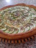 Zucchini, Mustard, and Cheese Tart