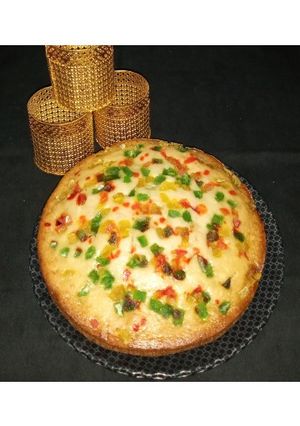 एग्ग्लेस टूटी फ्रूटी केक (Eggless Tutti frutti cake recipe in hindi) रेसिपी मुख्य फोटो