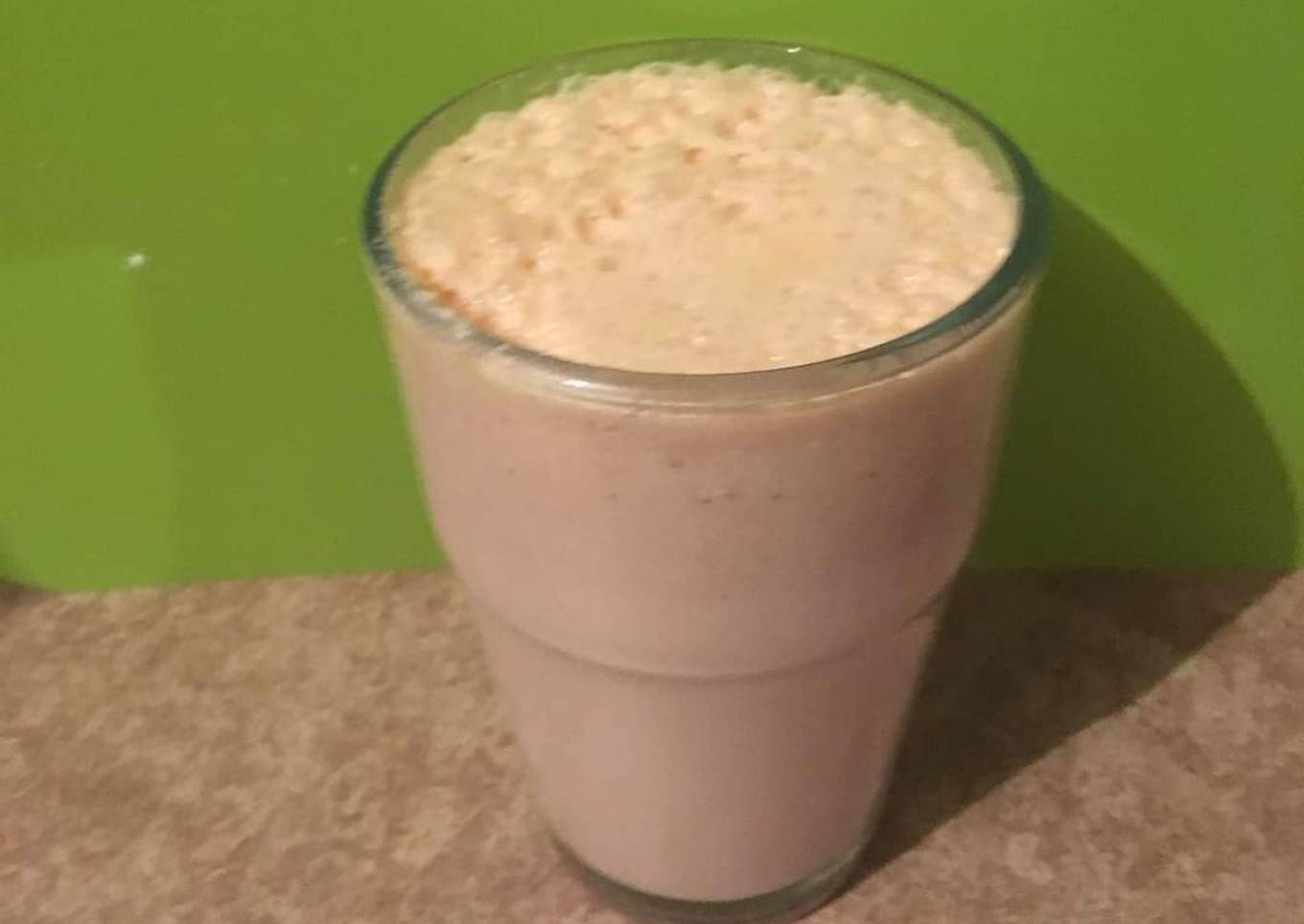 Licuado de proteína casero