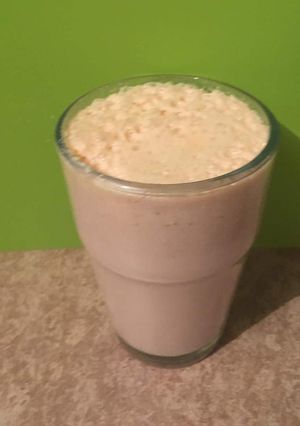 Una foto de Licuado de proteína casero