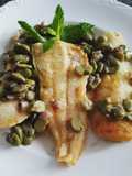 Filetes de merluza con habas