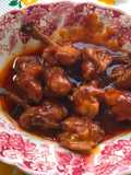 Chupetas de pollo en salsa agridulce