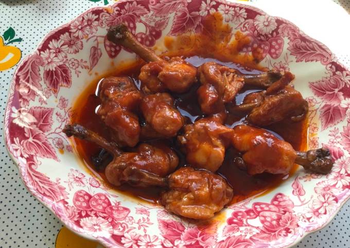 Chupetas De Pollo En Salsa Agridulce Receta De Rosa Padrón Argentó- Cookpad