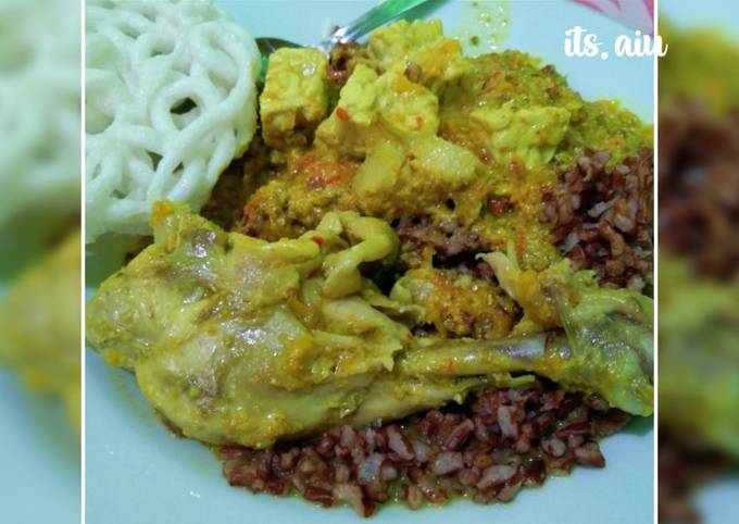 Cara Membuat Sayur Labu Kuning Tempe Ayam Santan Istimewa
