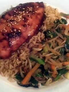 A picture of Vickys Baked Teriyaki Chicken GF DF EF SF NF.