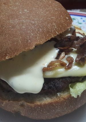 A picture of Beef burger.