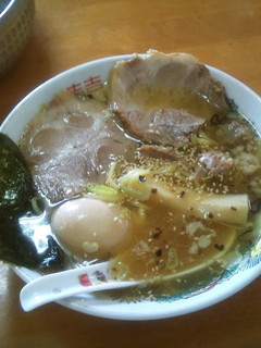A picture of Really Easy Tonkotsu (Pork Bone) Ramen Soup.