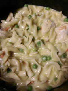 A picture of Quick Chicken noodle soup.