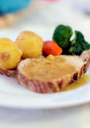 A picture of Mama's Pork Recipe.