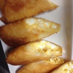 A picture of Egg Spring Rolls for Cherry Blossom Viewing Bentos.
