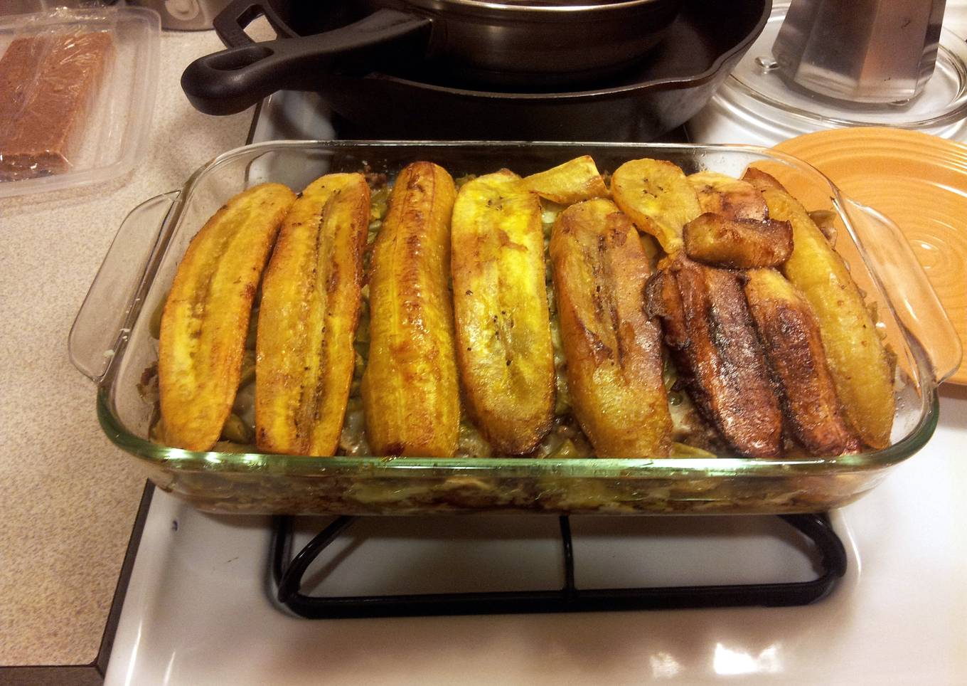 Puerto Rican lasagna