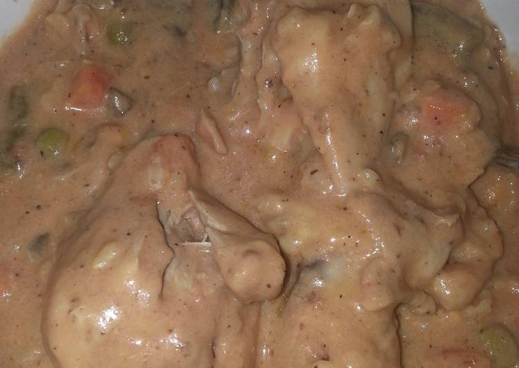 Recipe of Perfect Mama&#39;s Fun Funky Crockpot Chicken