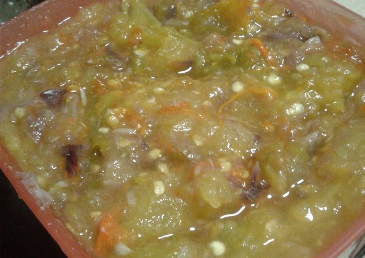 Recipe: Appetizing Sambal ijo teri padang