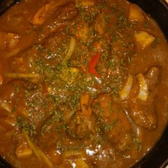 A picture of Southren Smothered Beef Cube Steaks.