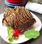 Cara Gampang Membikin Resep 373. Bolu Kukus Tiramisu Zebra yang Lezat Anti Ribet, Bikin Ngiler