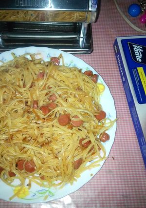 Foto resep Spaghetti Dg Bumbu Baceman Bawang Putih