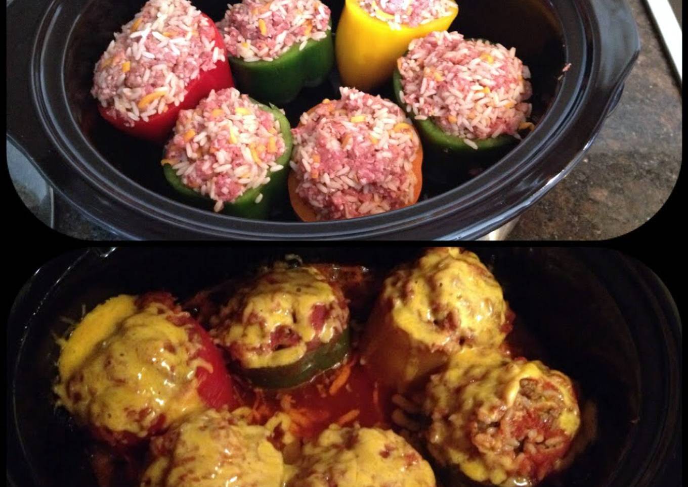 Crockpot Stuffed Peppers