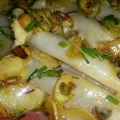 A picture of Sig's Asparagus, Almond and Cheese Bake.