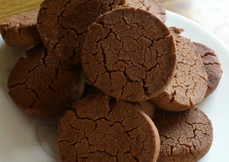 Recipe of Quick Make an Easy and Crispy Cocoa Cookie Dough in 10 Minutes Using a Bag