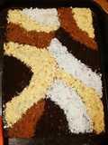 Carpit pattern chocolate cake🍰