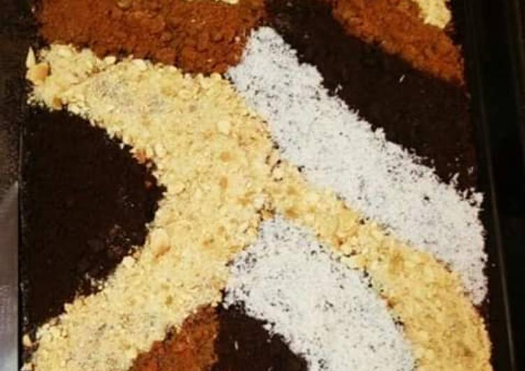 Steps to Prepare Homemade Carpit pattern chocolate cake🍰