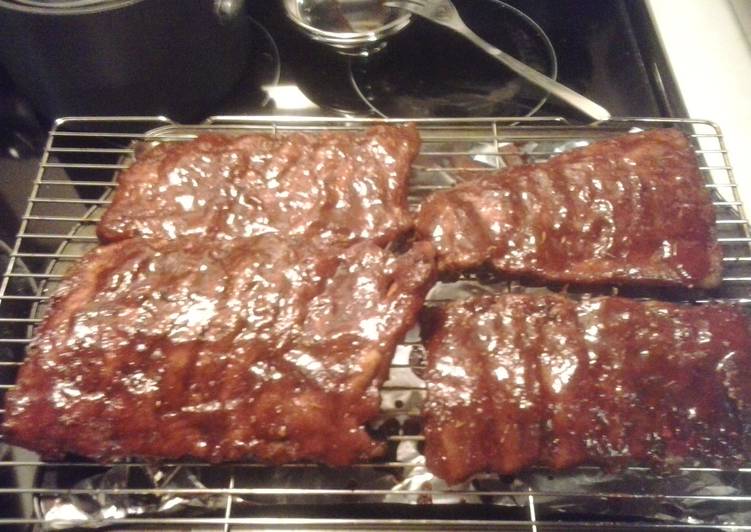 Recipe of Any-night-of-the-week Twisted kansas style ribs