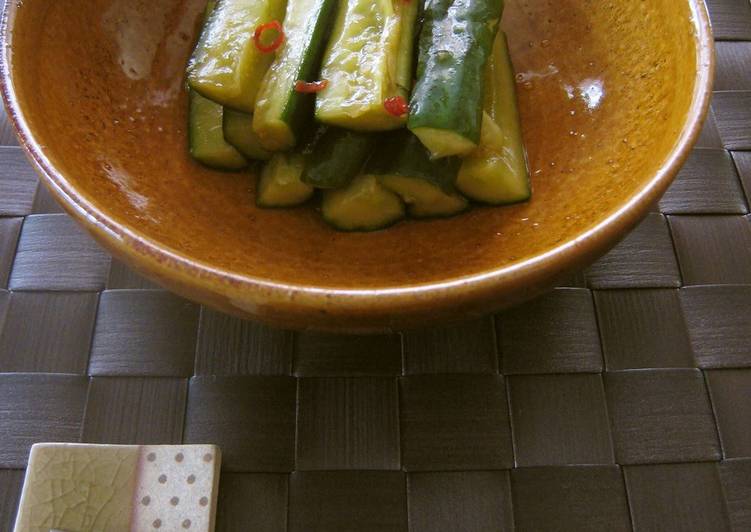 How to Prepare Tasty Spicy Pounded Cucumber Cooking Basics for Newbies