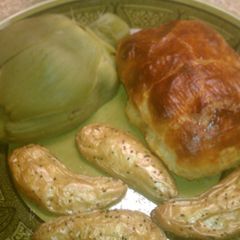 A picture of Salmon en Croute.