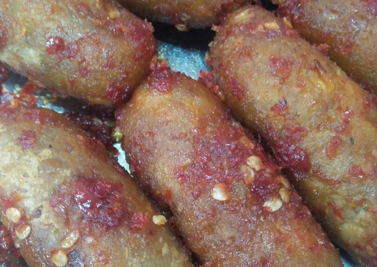 Bagaimana mengolah 06«Balado nuget tempe yang Lezat Sekali