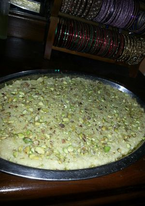 A picture of Milk Cake.
