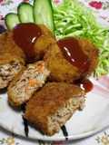 Hearty Veggie Packed Ground Meat Cutlets