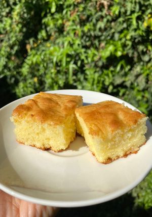 Una foto de Torta de limón SIN TAC con leche deslactosada
