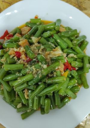 Foto resep Tumis buncis ebi