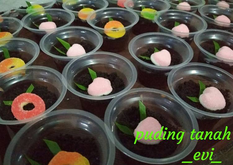 Puding tanah simple