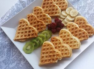 O poză a rețetei Vafe pufoase cu iaurt.