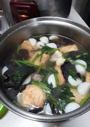 Foto resep Sop Tahu Bakso Ikan