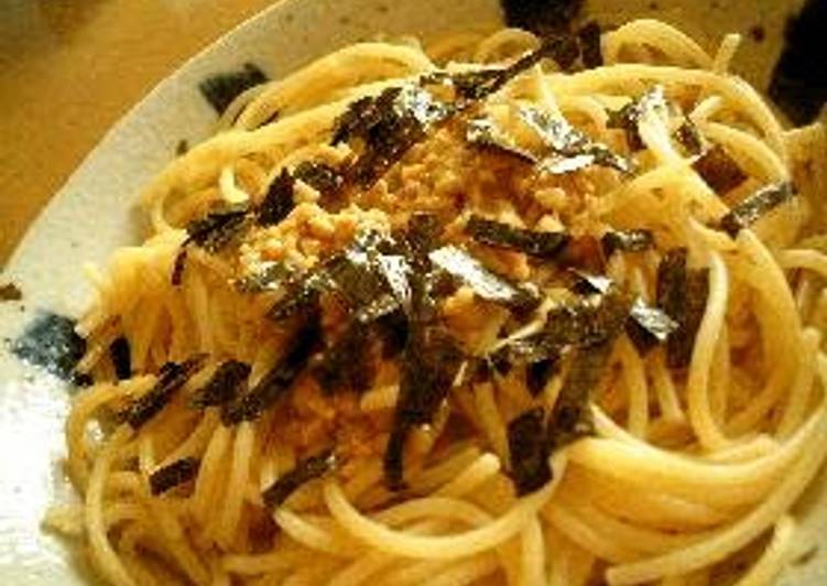 Recipe of Perfect Natto Spaghetti