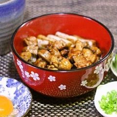 A picture of Hitsumabushi-style Chicken over Rice.