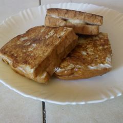 A picture of Banana French toast.