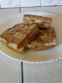 A picture of Banana French toast.