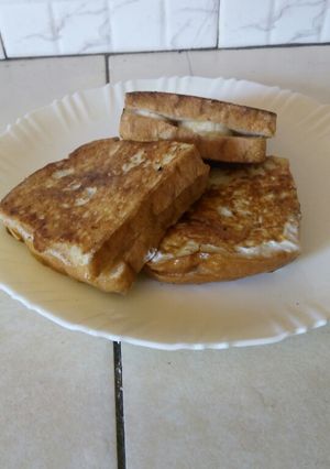 A picture of Banana French toast.