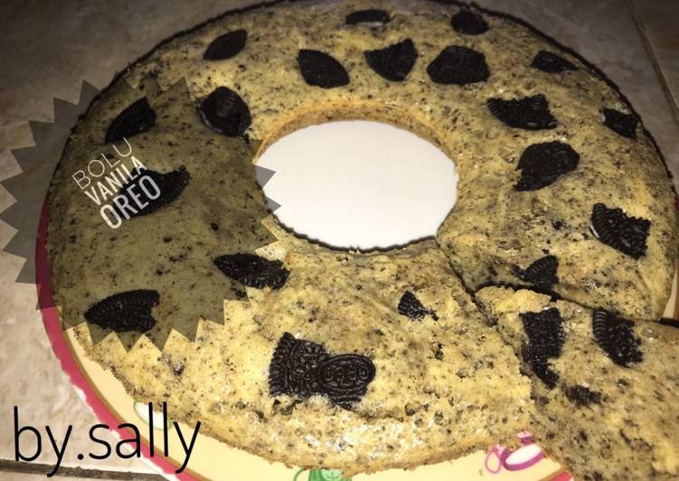 Resep Bolu vanila oreo Anti Gagal